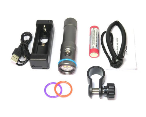 X-Adventurer Dykkerlygte M1500-WRA SMART FOCUS 1500 Lumen black