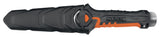 Seac Sub Kniv til UV-jagt og dykning - Rapid Dykkerkniv RAPID Black/Sort/ORANGE