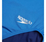 Speedo Badedragt Womens Solid Vback Blå