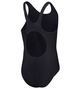 Speedo Badedragt Placement Muscleback til piger sort/lilla