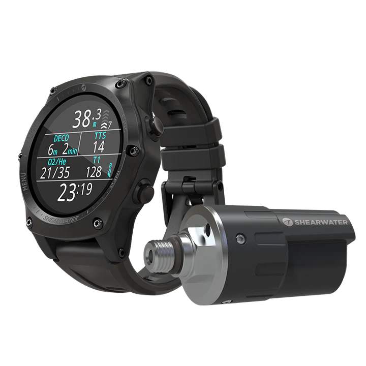 Shearwater Dykkercomputer Teric Sort Inkl. Swift Transmitter