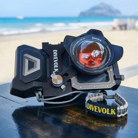 Divevolk SeaTouch 4 Max Underwater Housing Ocean Kit til iPhone og Android incl Wide Angle