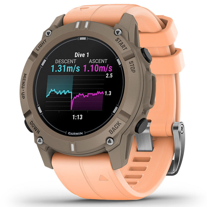 Garmin Descent G2 Paloma Shell Pink Rem - NYHED