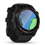 Garmin Descent MK3i 51mm Carbon Grå DLC-Titanium med silikonerem